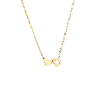 Collier pendentif initiale