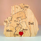 Persoonlijke Houten Familiepuzzel: Uniek en Tijdloos Aandenken 