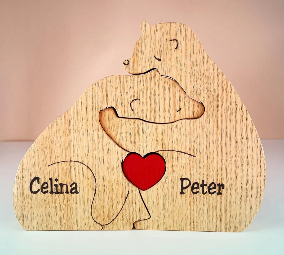Persoonlijke Houten Familiepuzzel: Uniek en Tijdloos Aandenken 